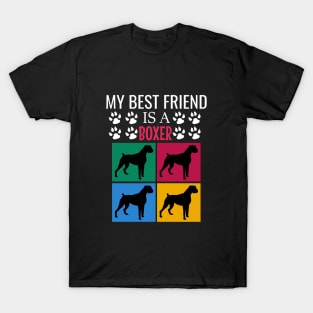 My best friend is a boxer T-Shirt